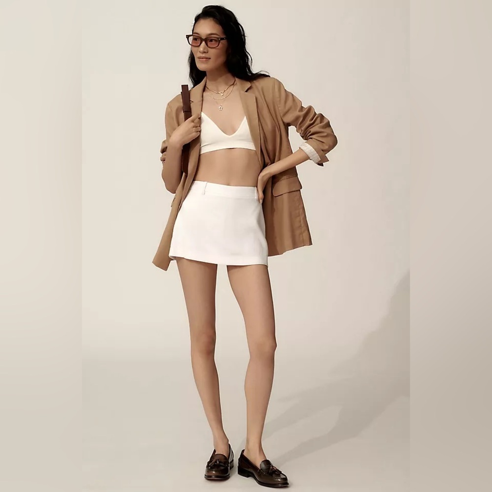 Linen Anthropologie Maeve The Ettie Linen Blend Blazer Jacket | Size M